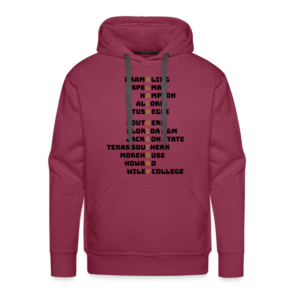 HBCU Hoodie - burgundy
