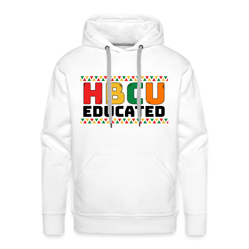 HBCU Educated Hoodie - white