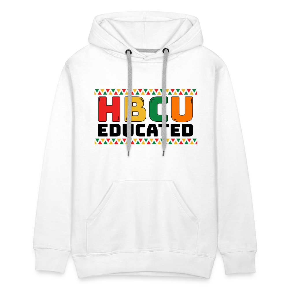 HBCU Educated Hoodie - white