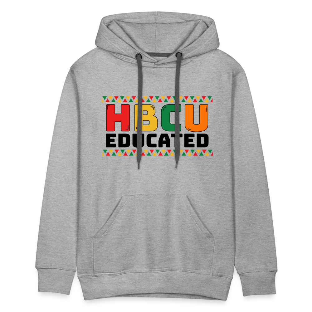 HBCU Educated Hoodie - heather grey