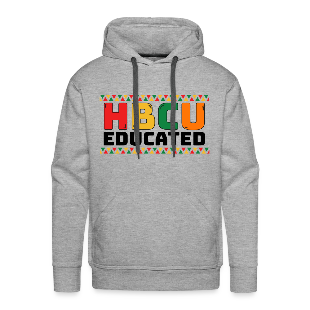 HBCU Educated Hoodie - heather grey