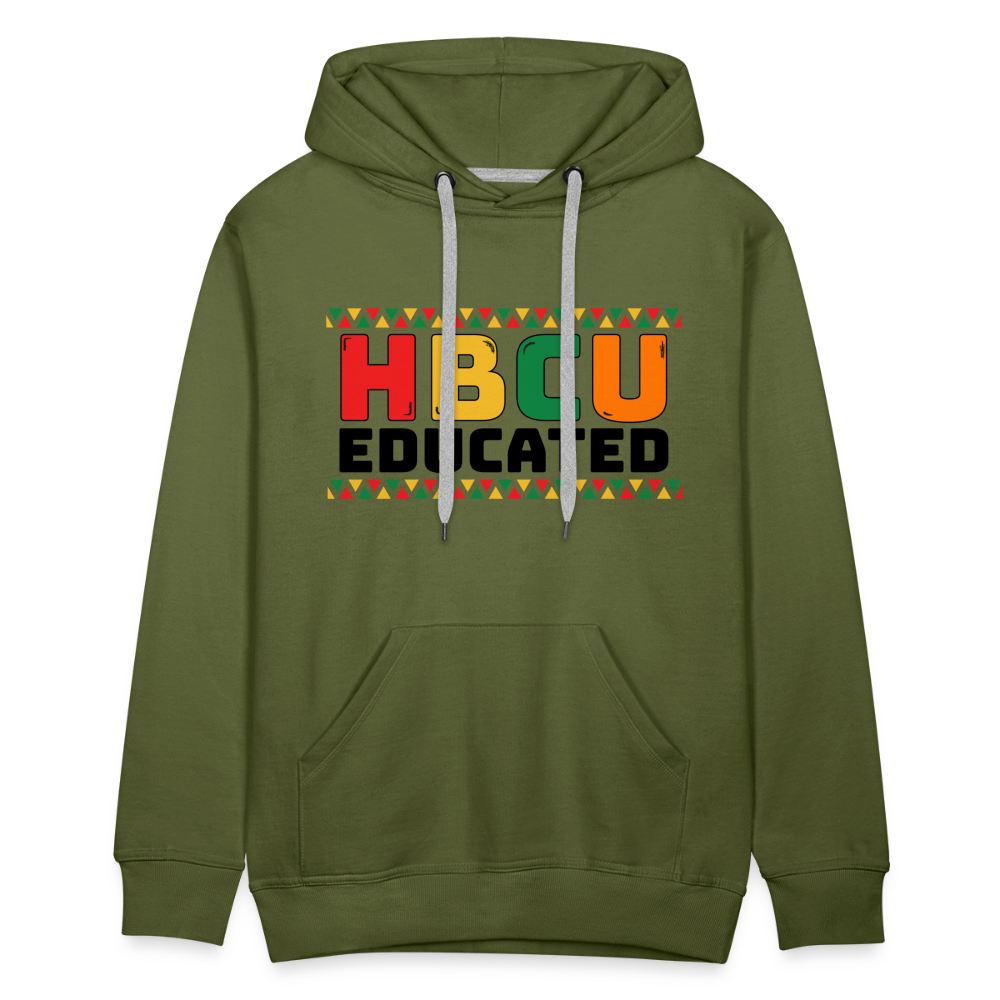 HBCU Educated Hoodie - olive green