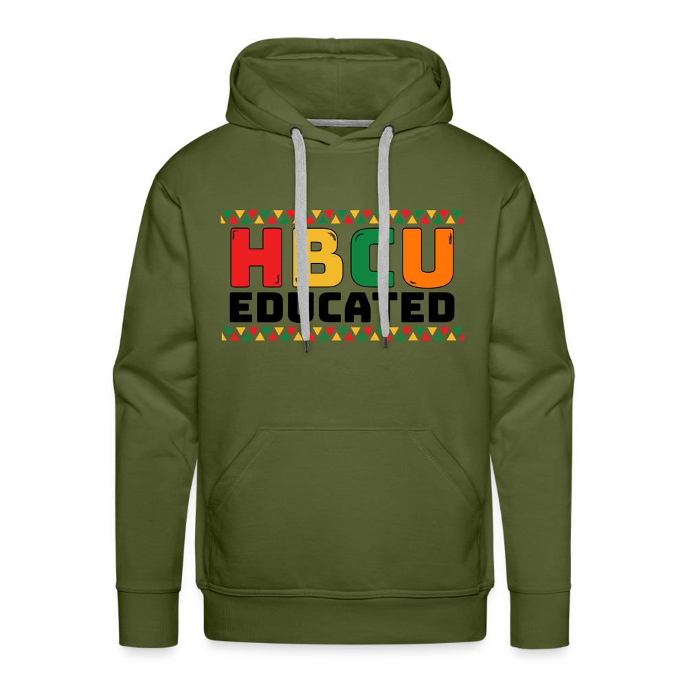 HBCU Educated Hoodie - olive green