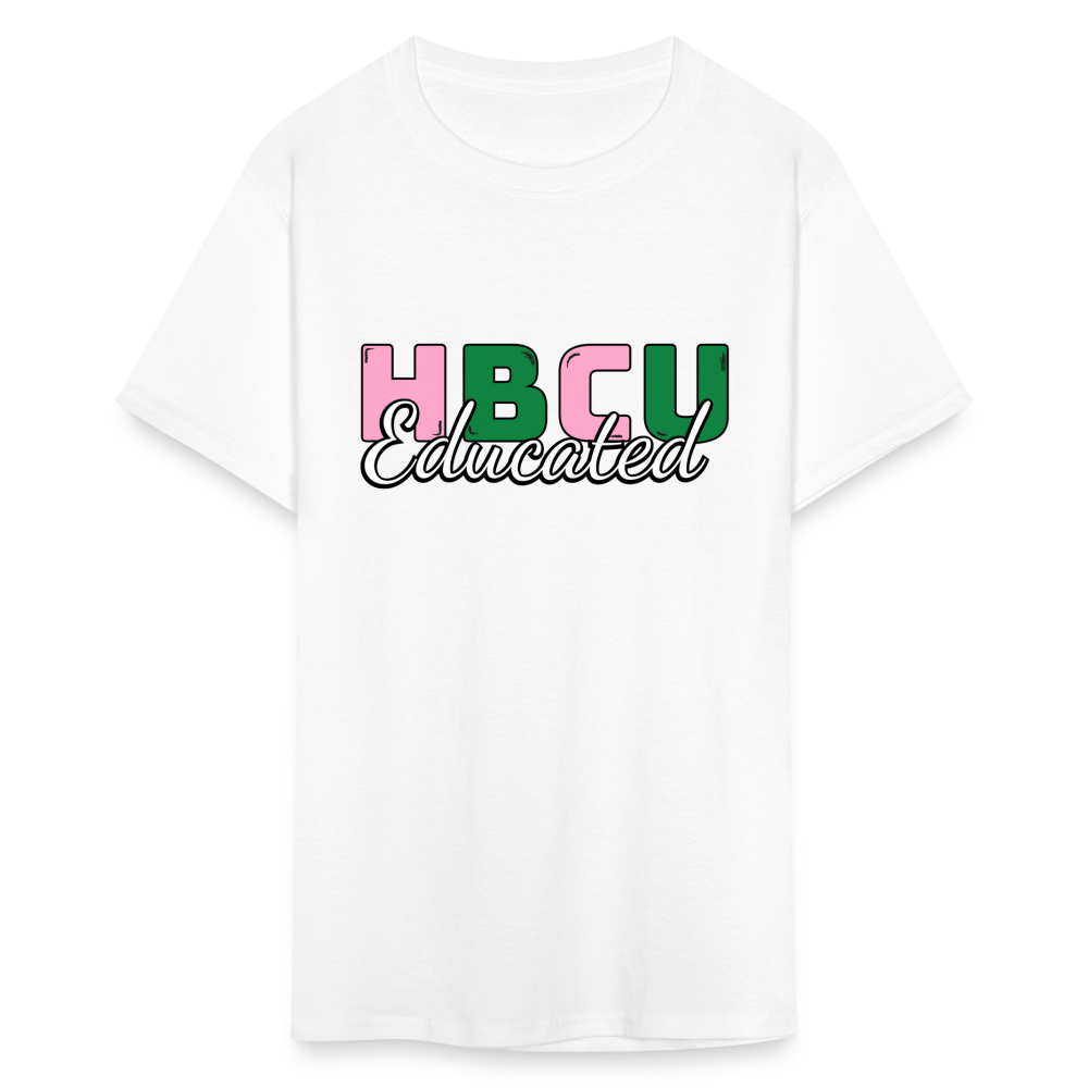 HBCU Educated AKA T-Shirt - white