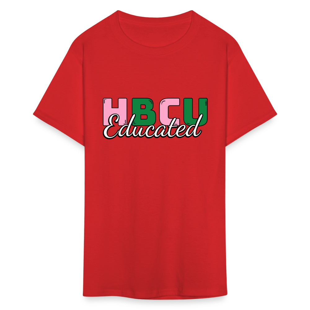 HBCU Educated AKA T-Shirt - red