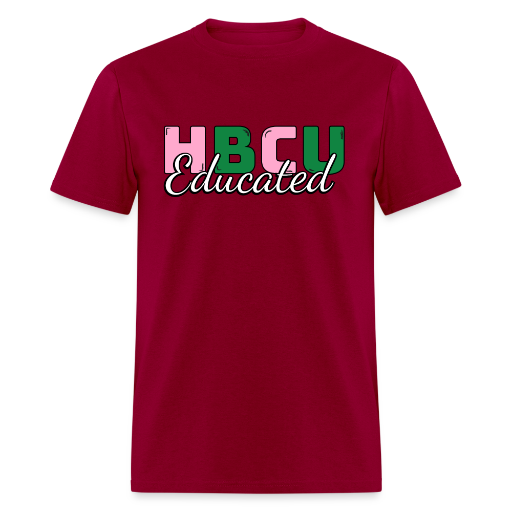 HBCU Educated AKA T-Shirt - dark red