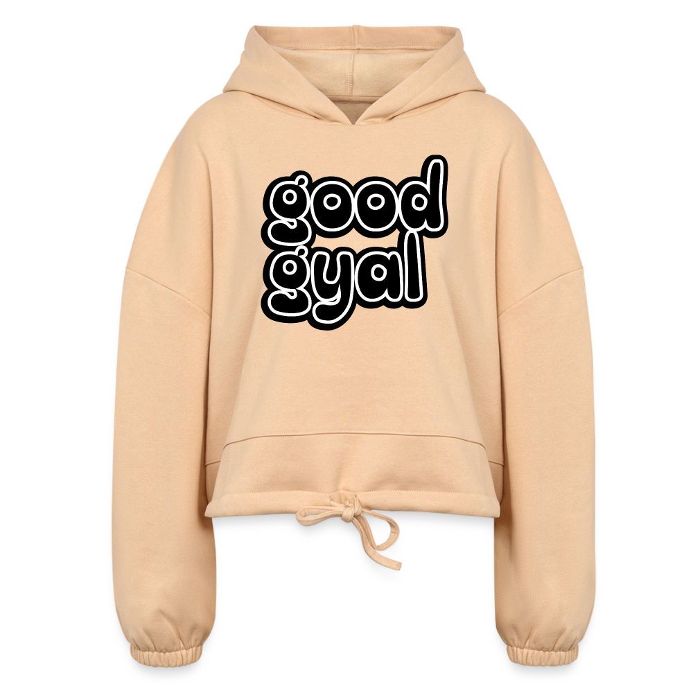 Good Gyal Women’s Cropped Hoodie - nude