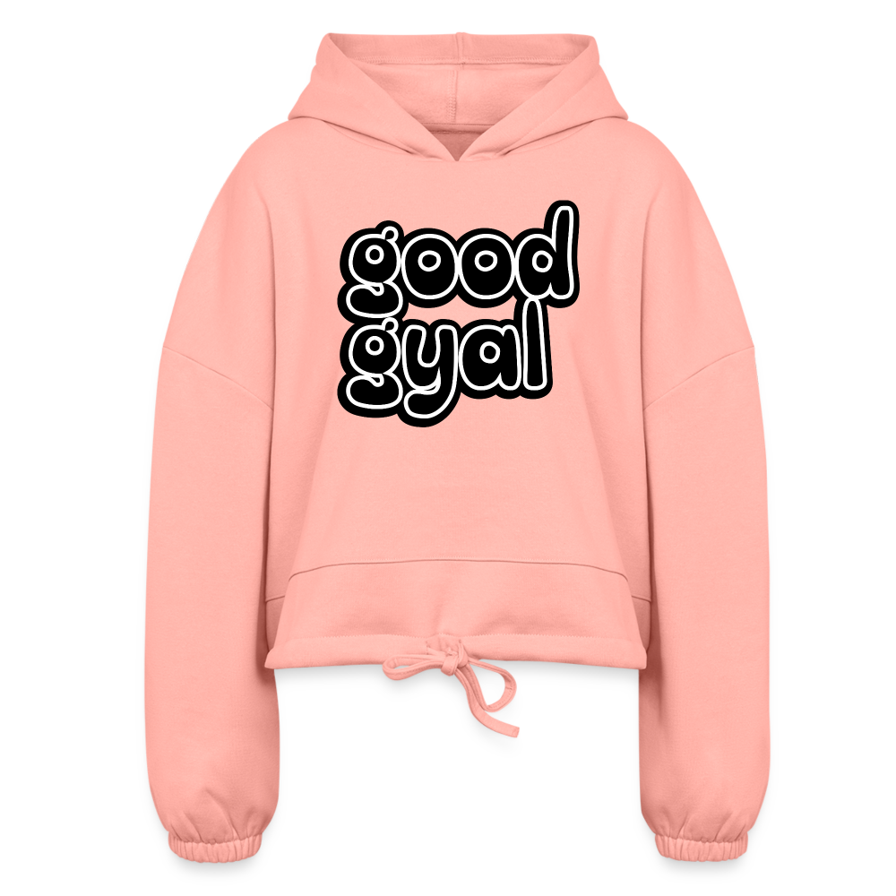 Good Gyal Women’s Cropped Hoodie - light pink
