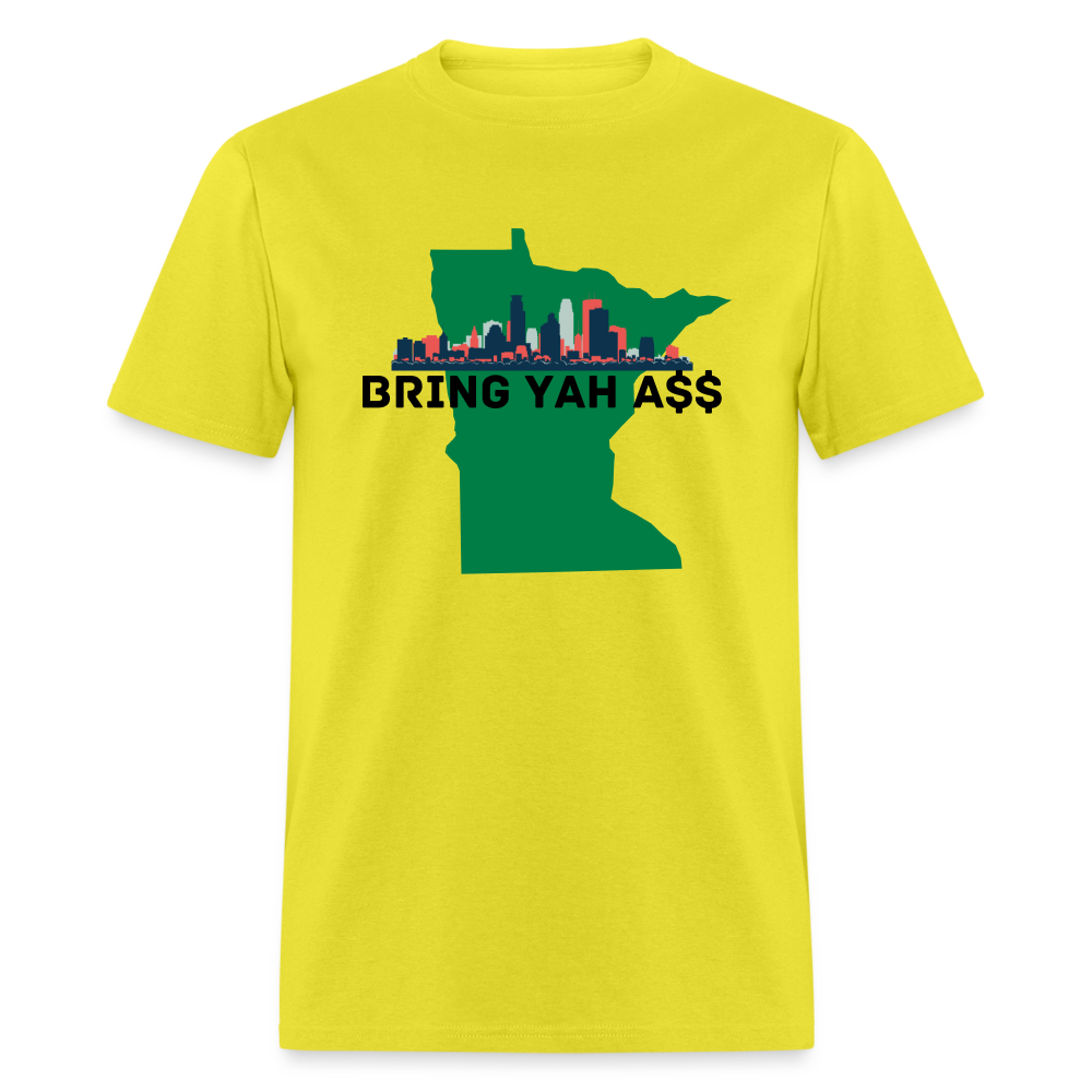 Bring Yah Ass Unisex Classic T-Shirt - yellow