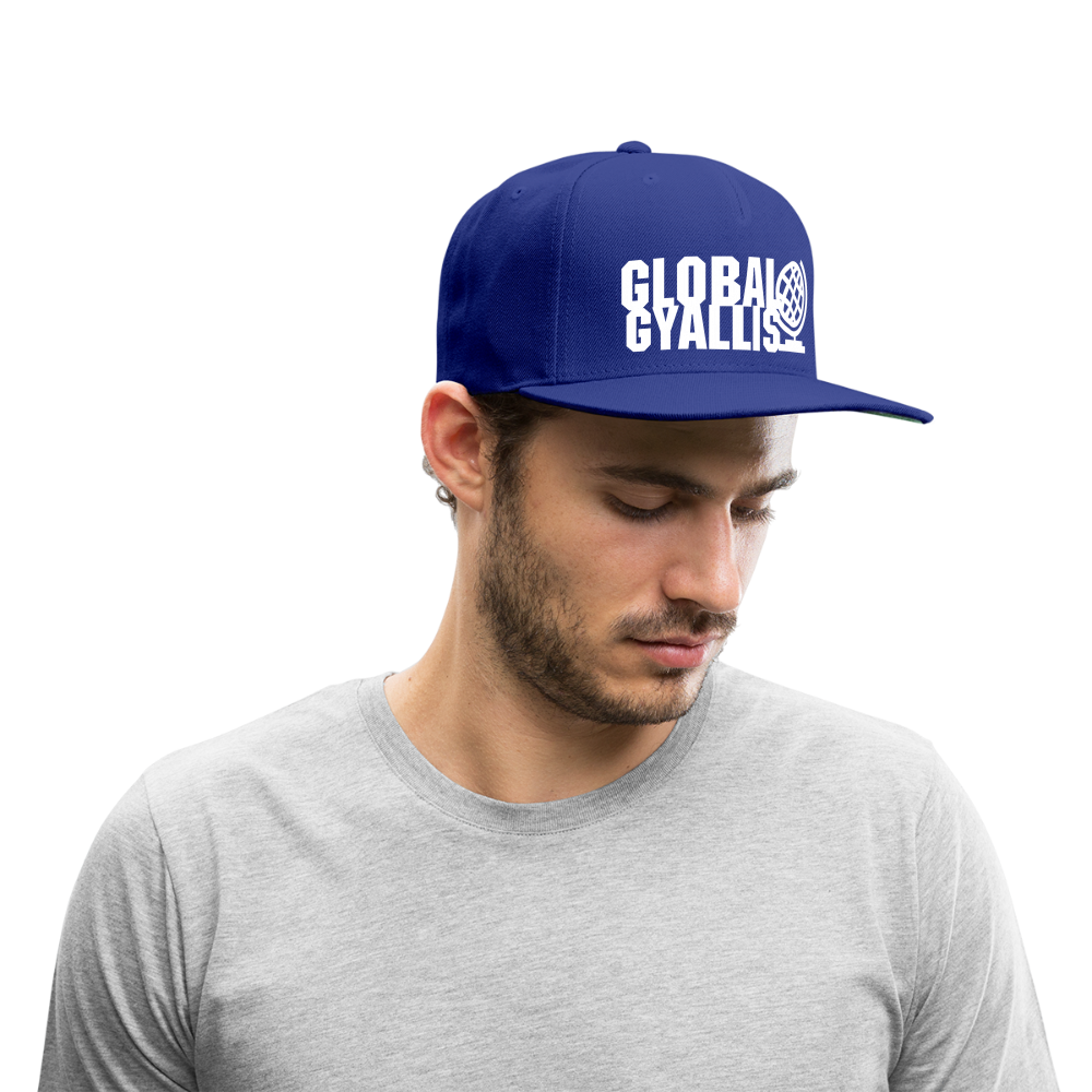 Global Gyallis Snapback Baseball Cap - royal blue