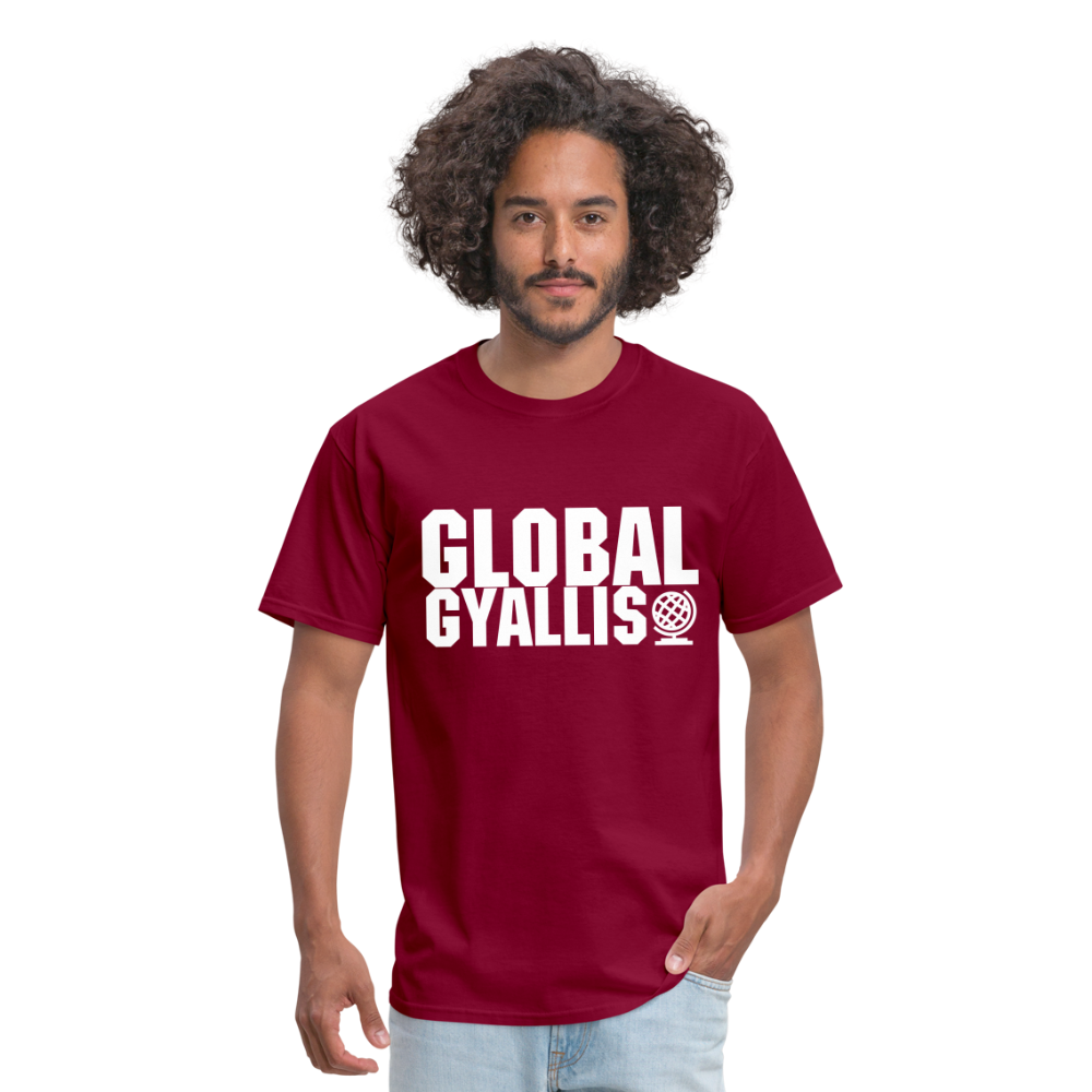 Global Gyallis  Classic T-Shirt - burgundy
