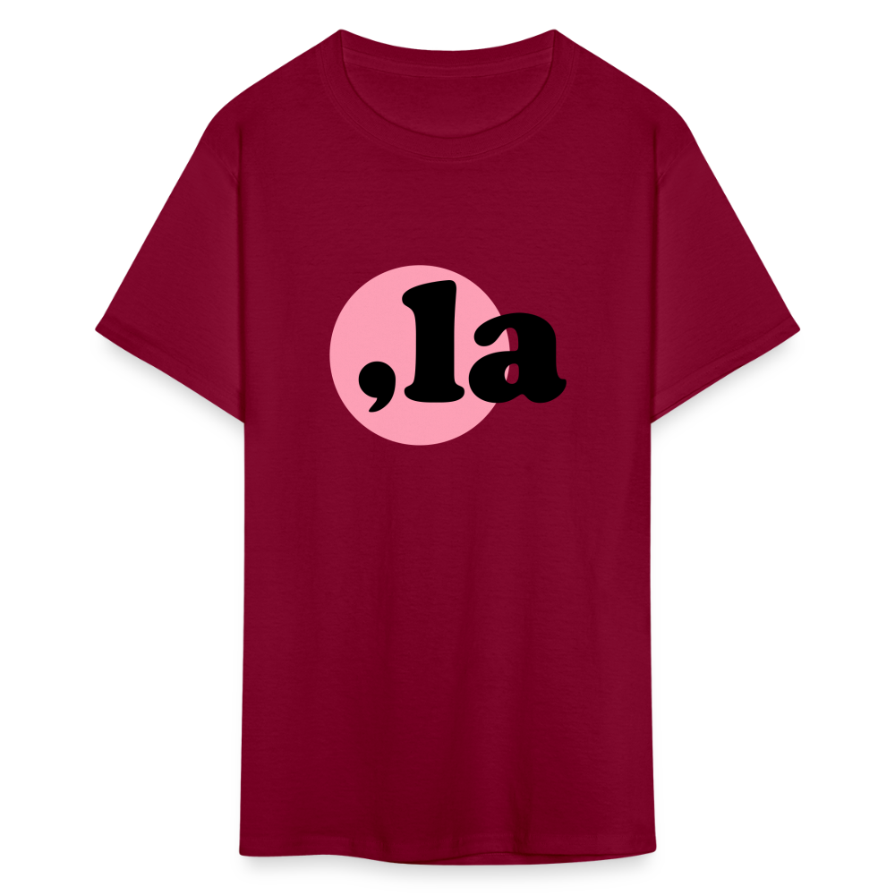 Kamala "Comma-la" HarrisT-Shirt - burgundy