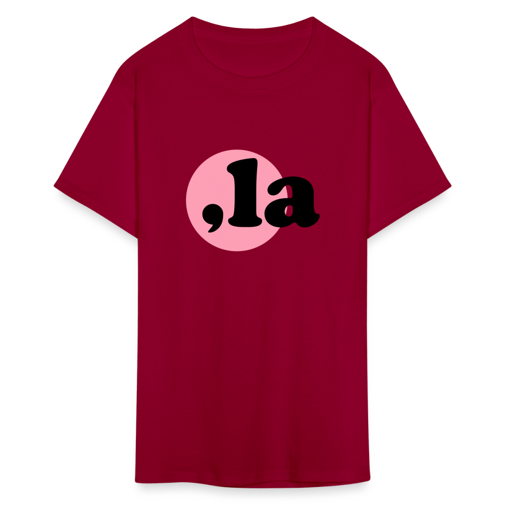 Kamala "Comma-la" HarrisT-Shirt - dark red