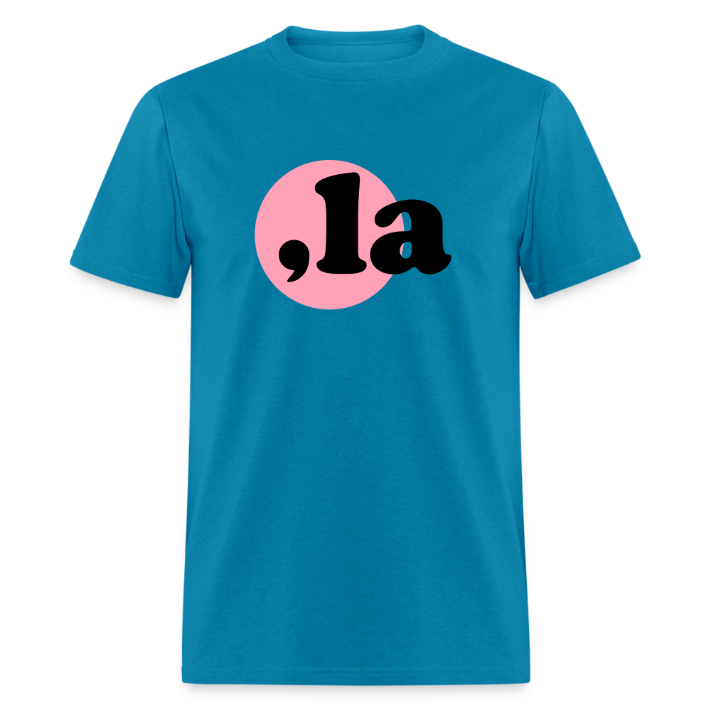 Kamala "Comma-la" HarrisT-Shirt - turquoise