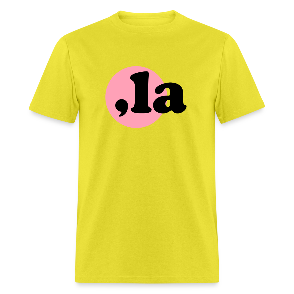 Kamala "Comma-la" HarrisT-Shirt - yellow