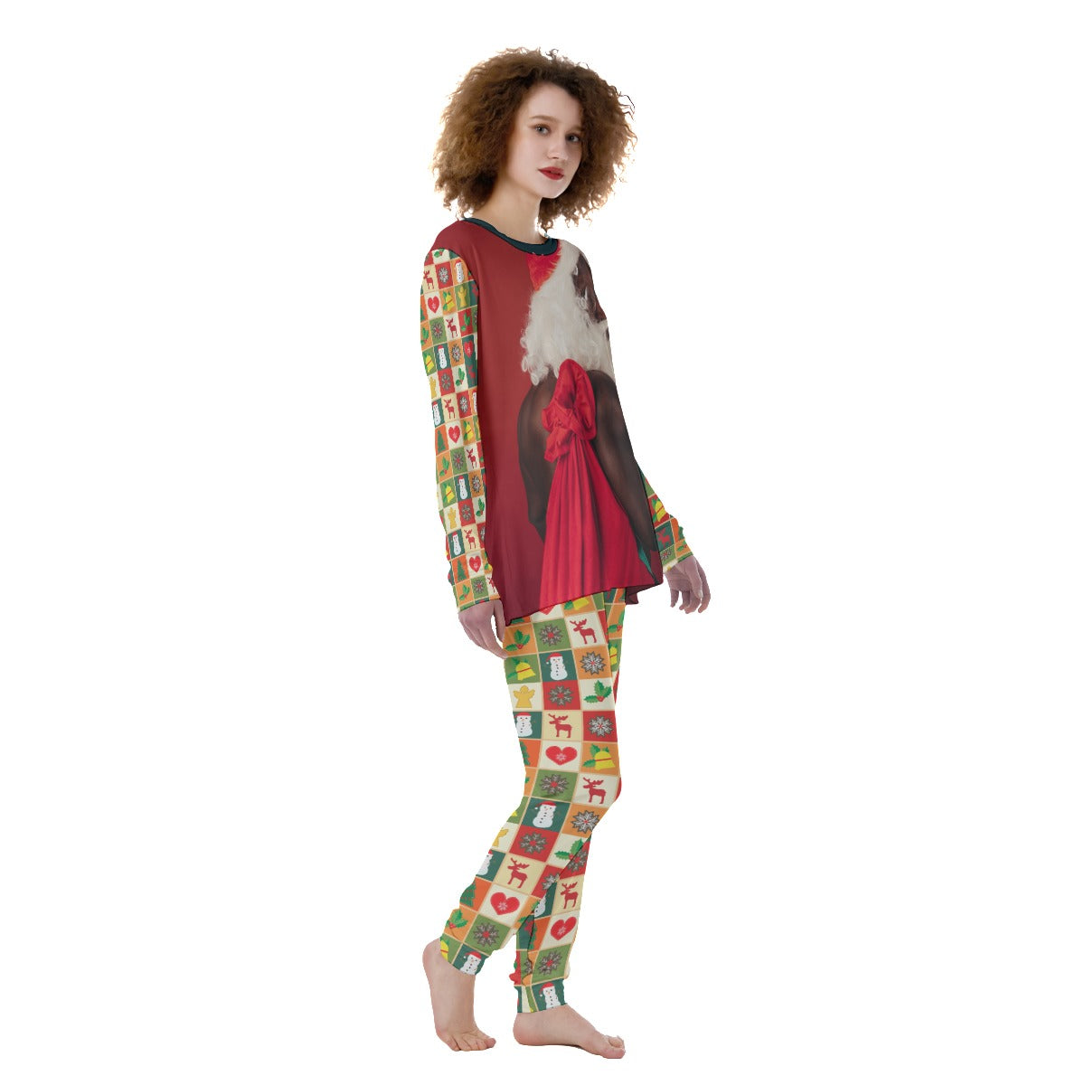 Naughty Santa Women's PJ Set