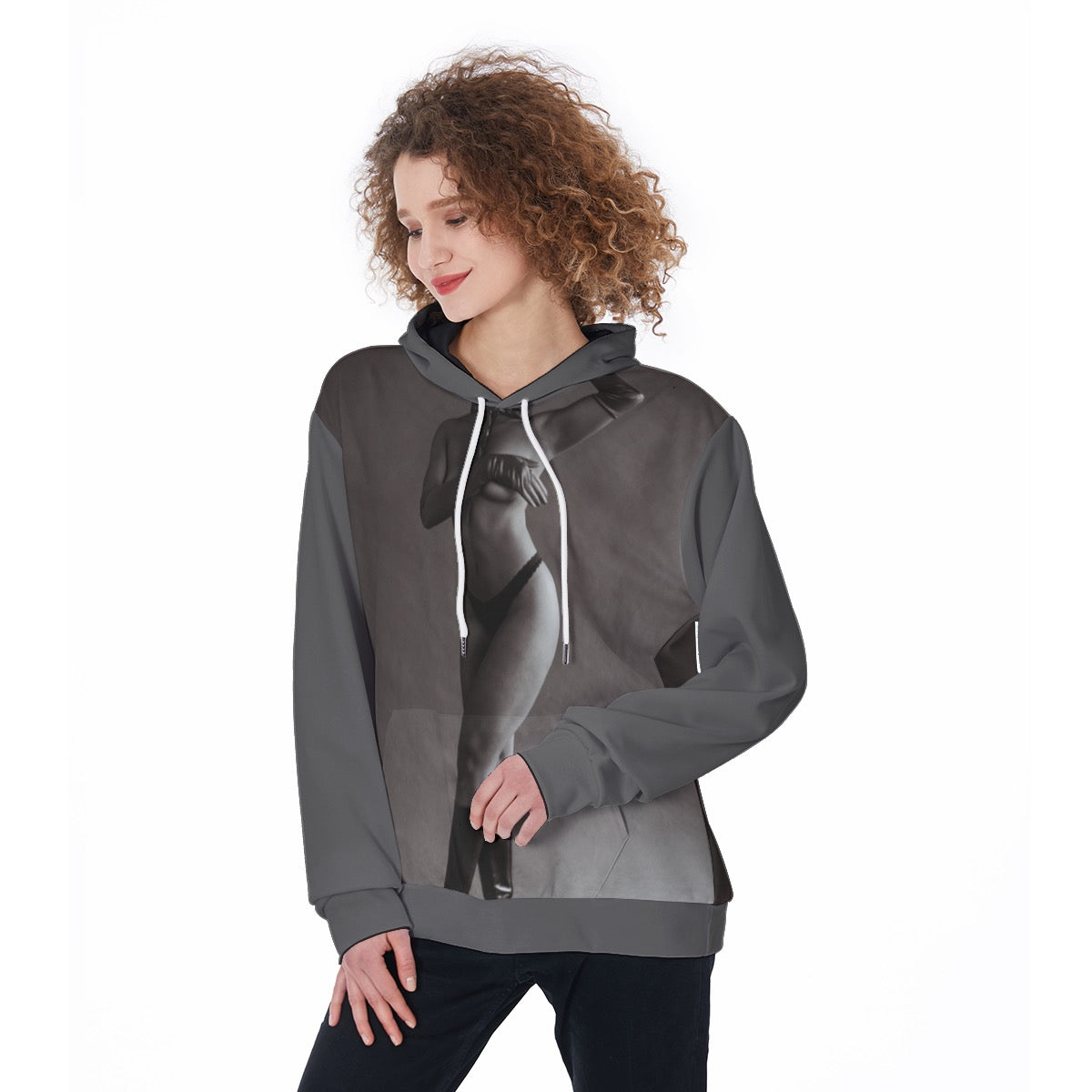 Goddess All-Over Print Women's Pullover Hoodie