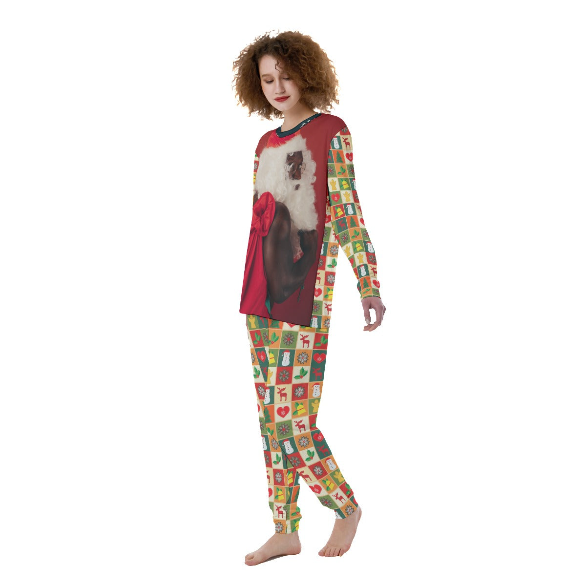 Naughty Santa Women's PJ Set