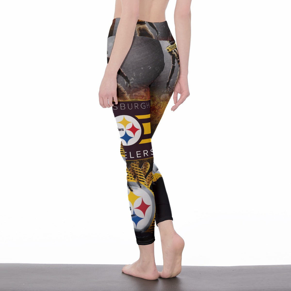 Pittsburgh Steelers Women's High Waist Leggings