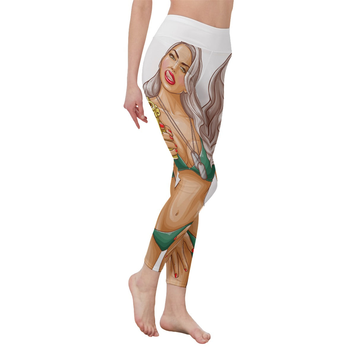 Man Down High Waist Leggings