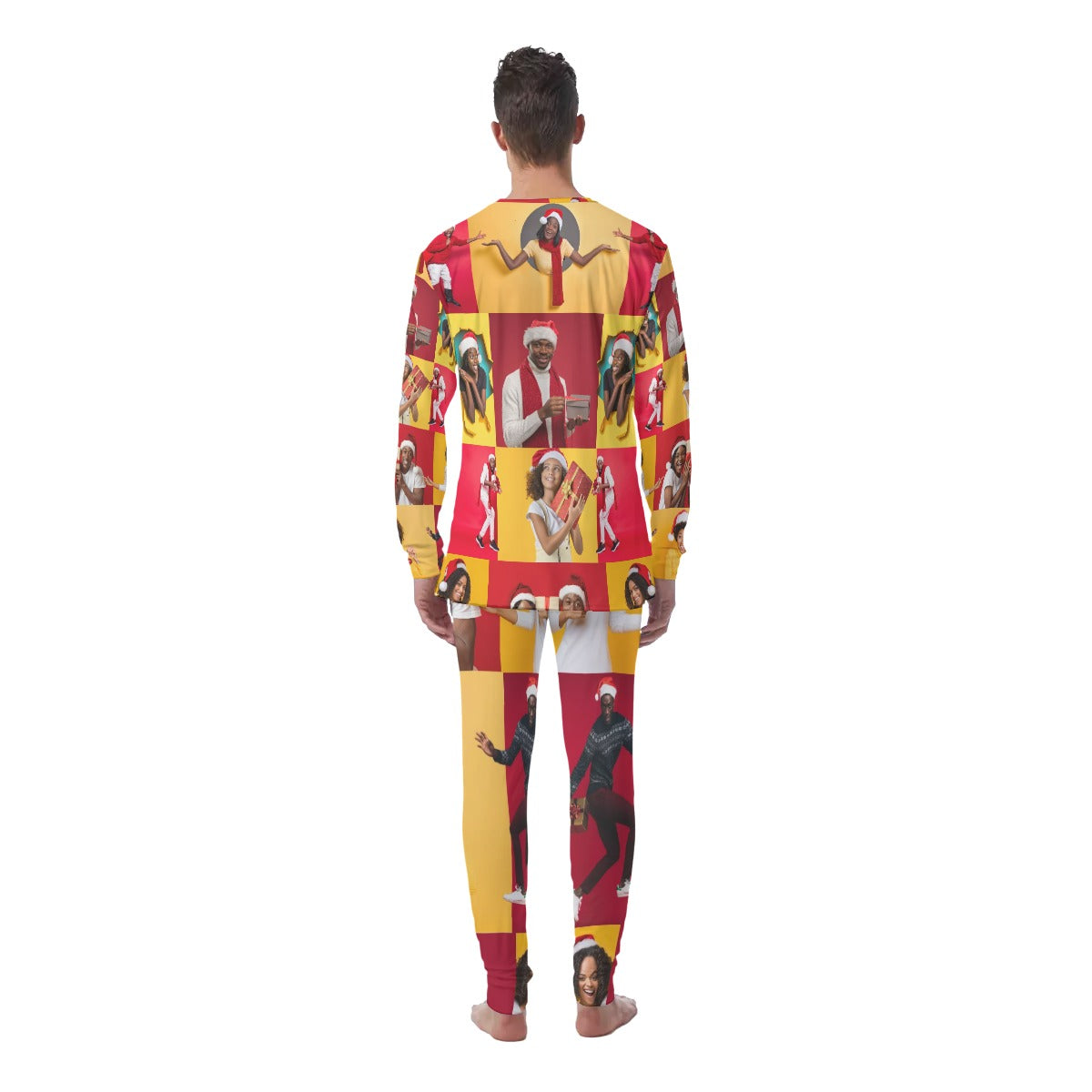 Black Family Christmas - All-Over Print Men's Pajamas