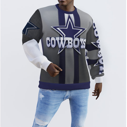 Dallas Cowboys Game Day All-Over Men's Sweater