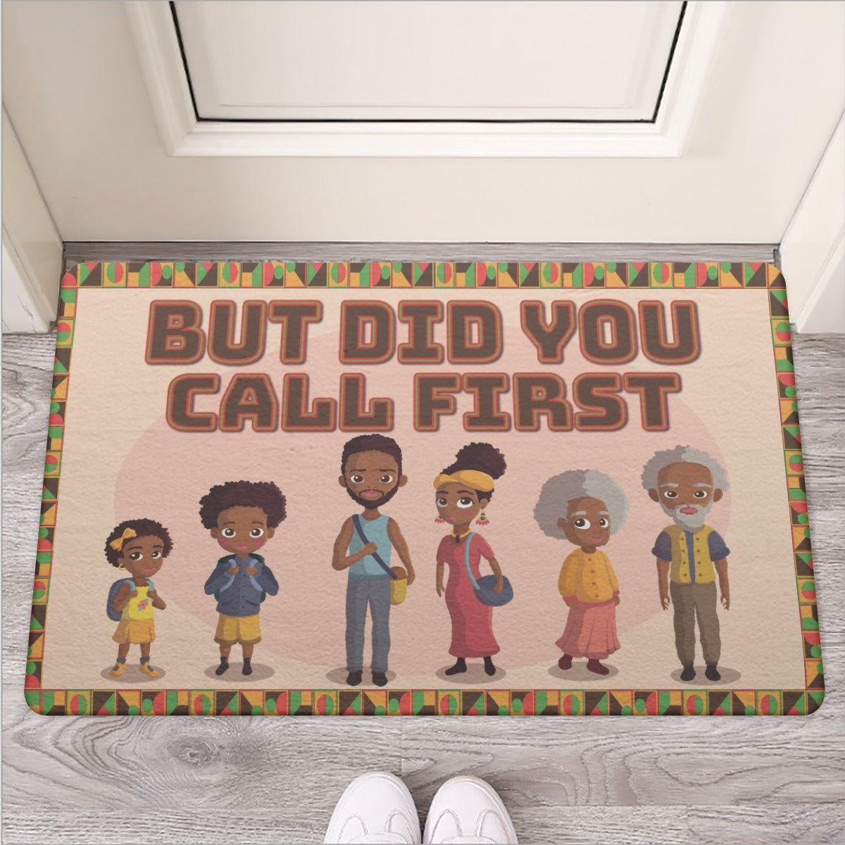 But Did You Call First Door Mat | Rubber