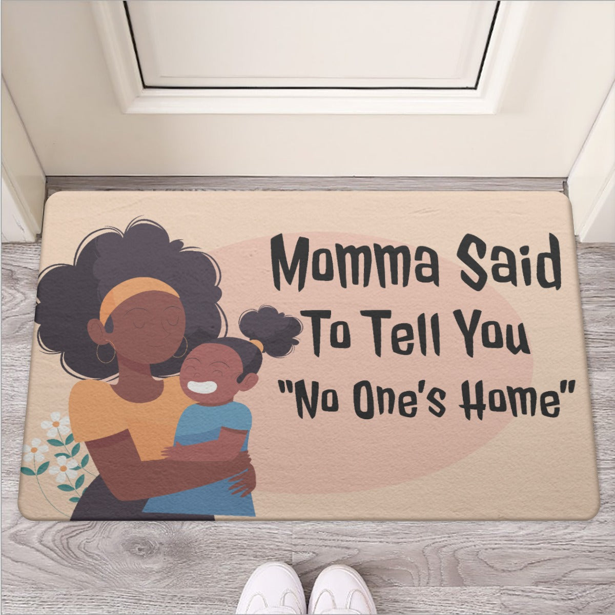 No One's Home Door Mat | Rubber