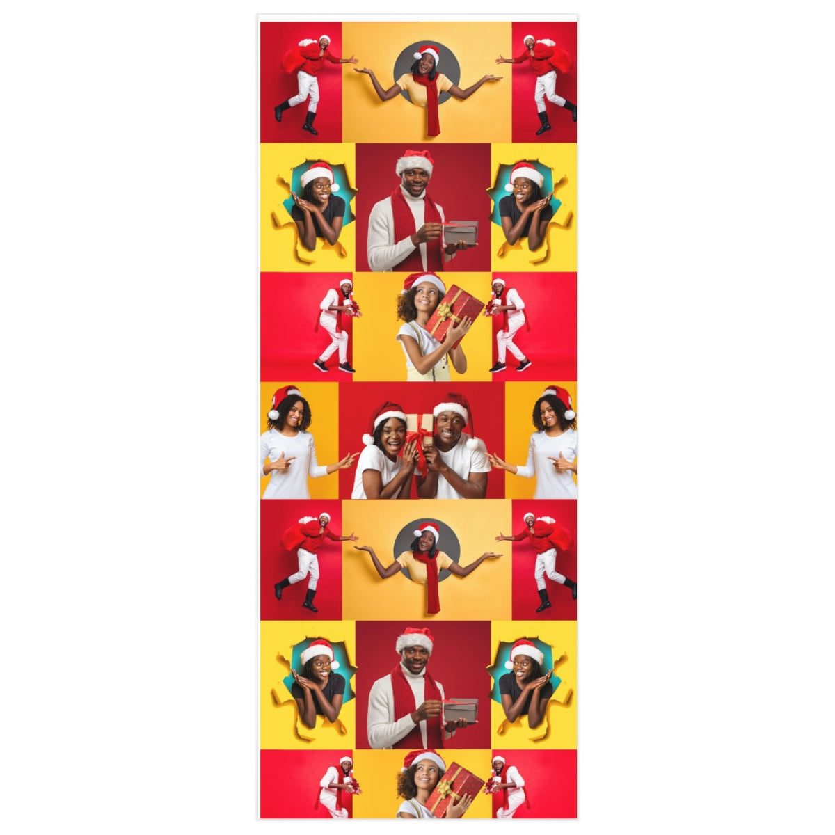 Black Family Wrapping Paper