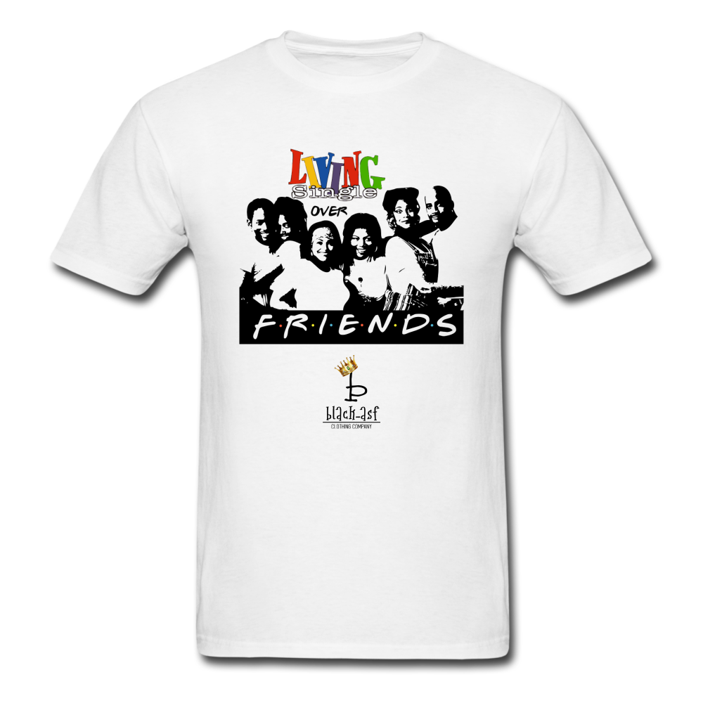 Living Single Over Friends - white