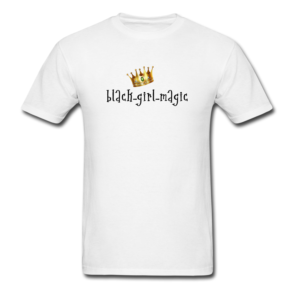 Black Girl Magic Logo Tee - white