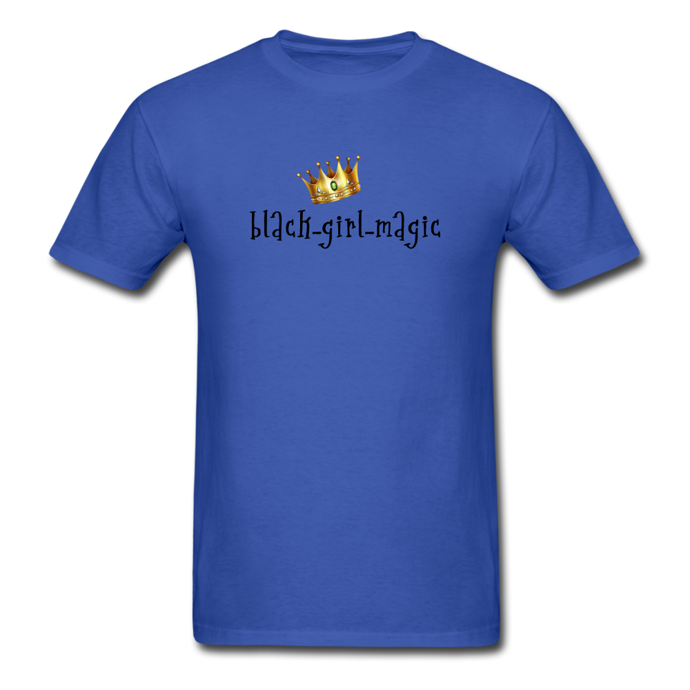 Black Girl Magic Logo Tee - royal blue