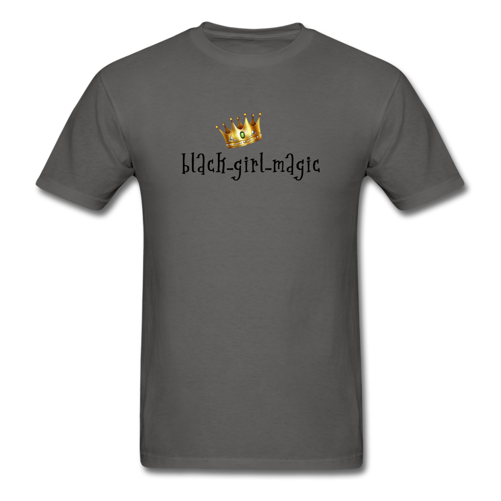 Black Girl Magic Logo Tee - charcoal