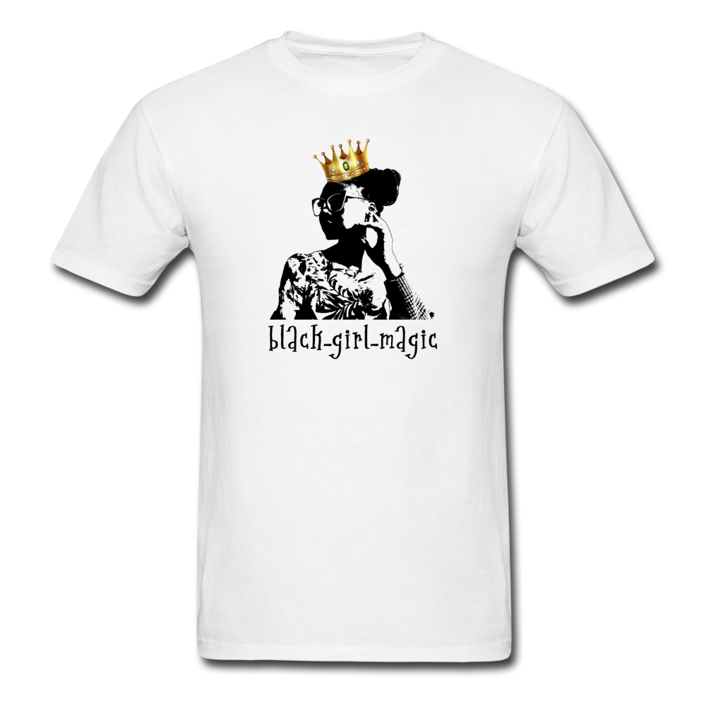 Black Girl Magic Tee - white