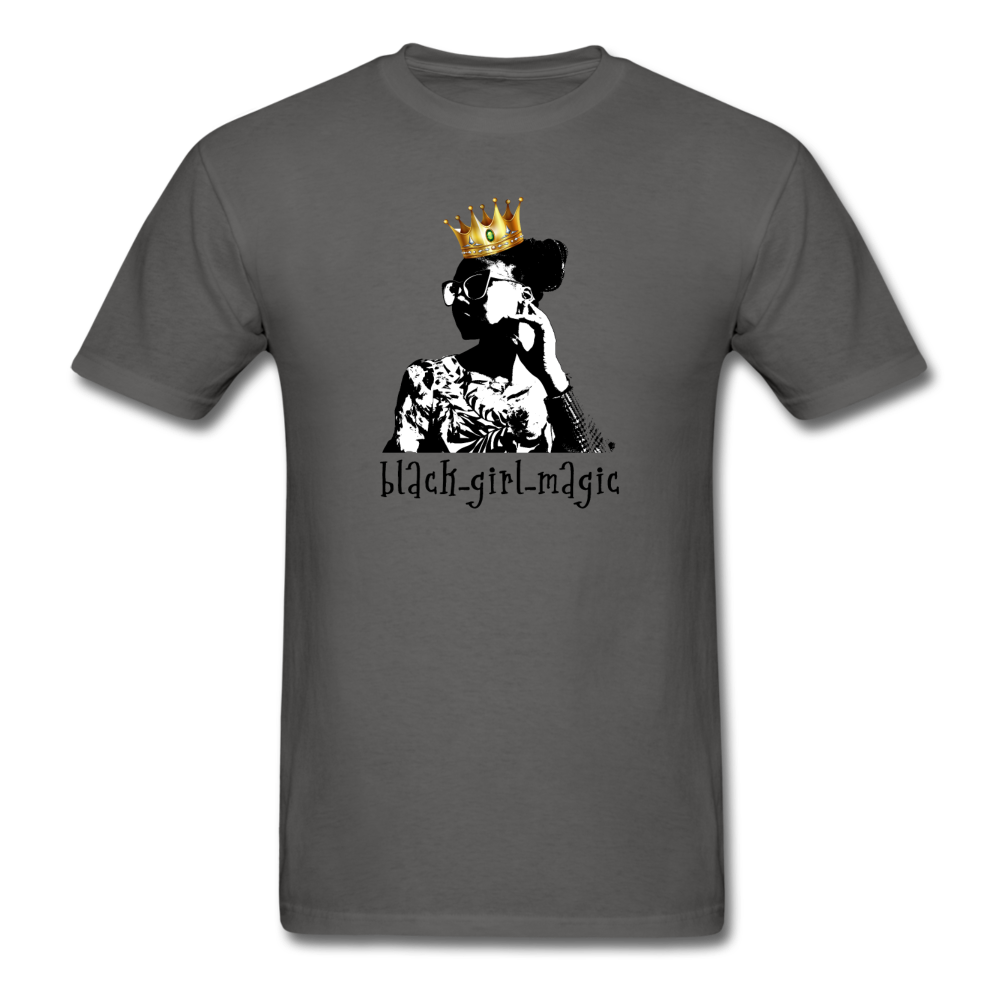 Black Girl Magic Tee - charcoal