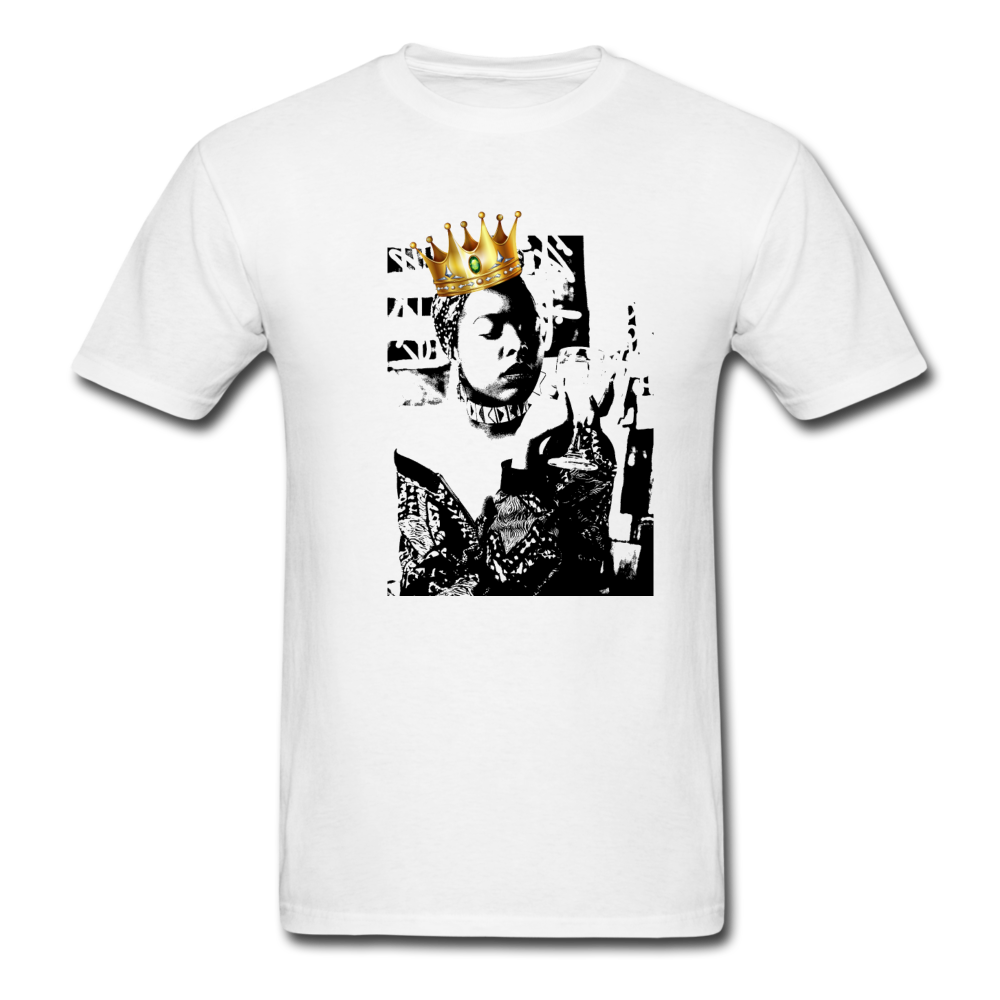 Black Queen Tee - white