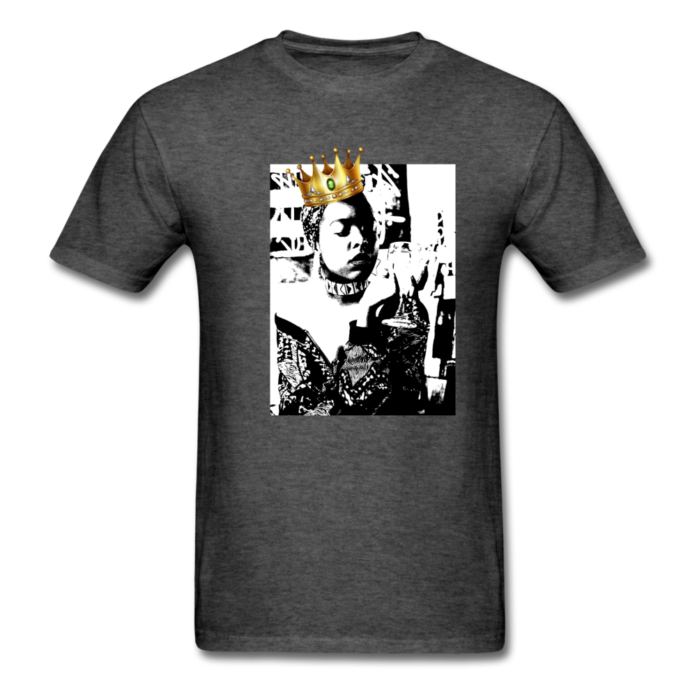 Black Queen Tee - heather black