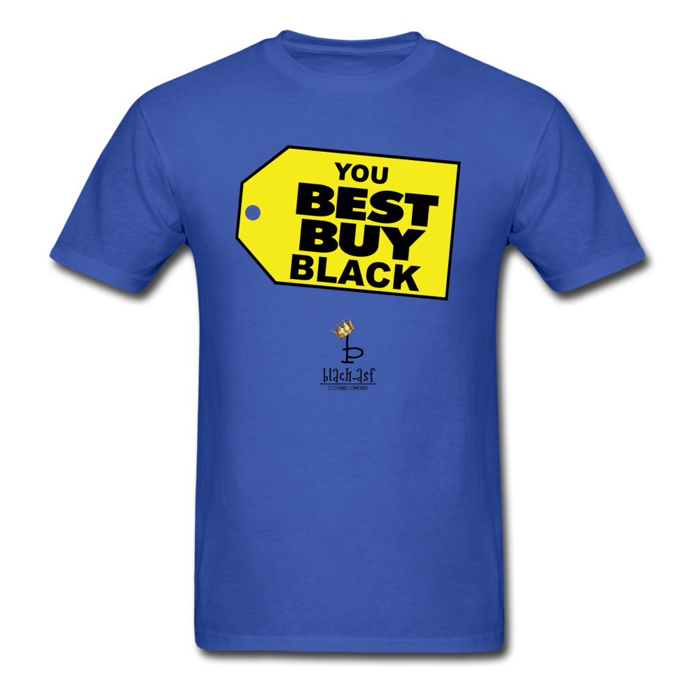 Buy Black Tee - royal blue