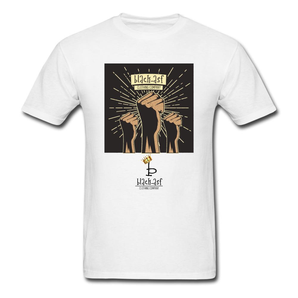 Black-ASF Fist Rising Tee - white