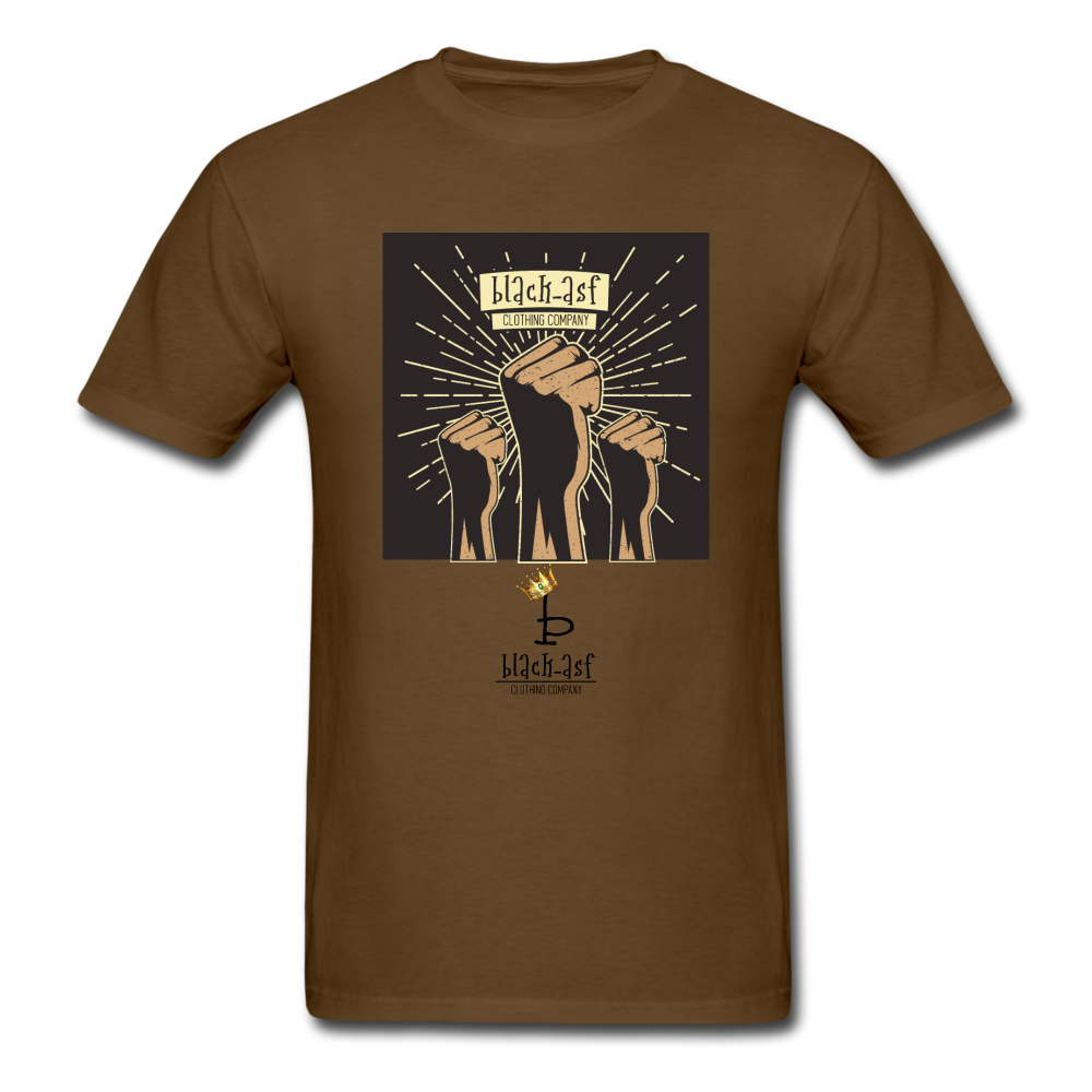 Black-ASF Fist Rising Tee - brown
