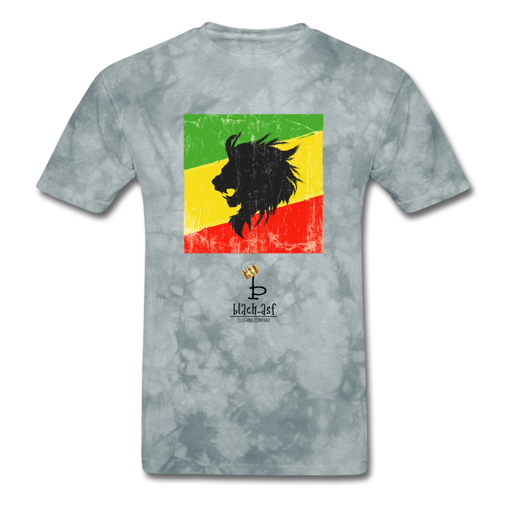 Lion of Judah Tee - grey tie dye