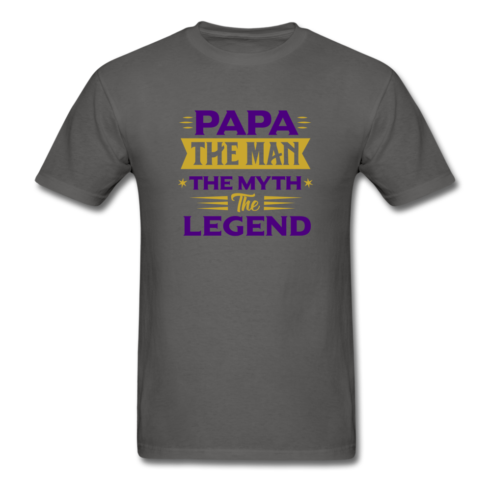 Papa Tee - charcoal