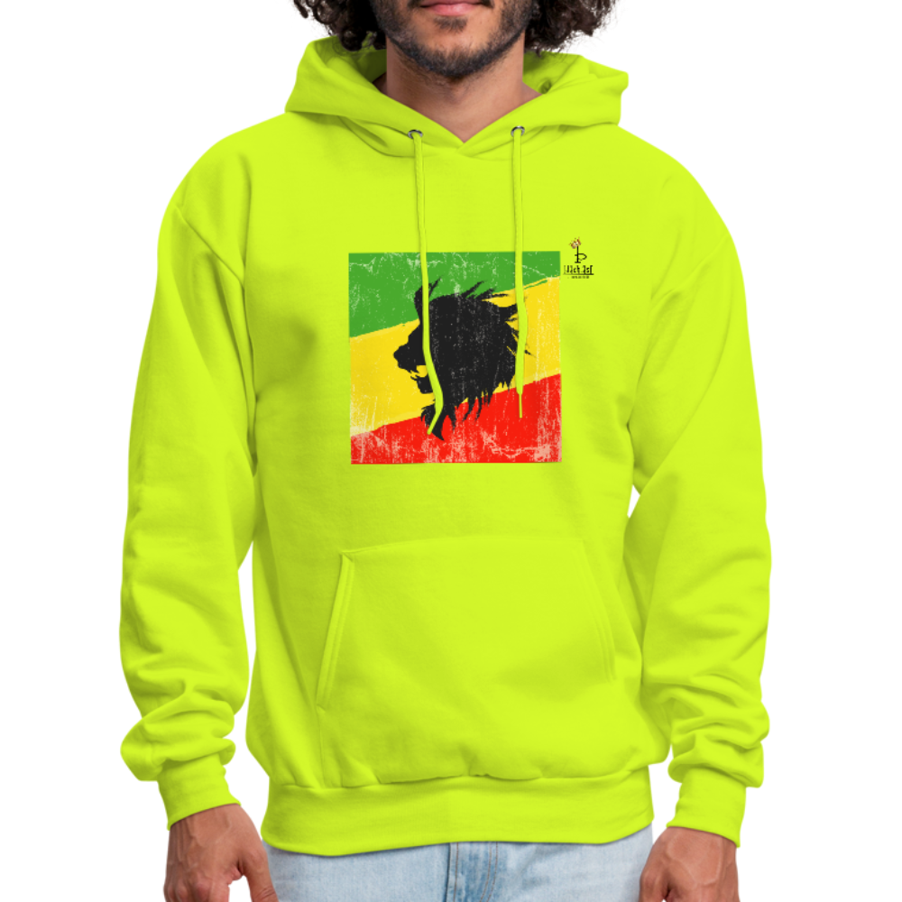 Lion of Judah - Hoodie - safety green