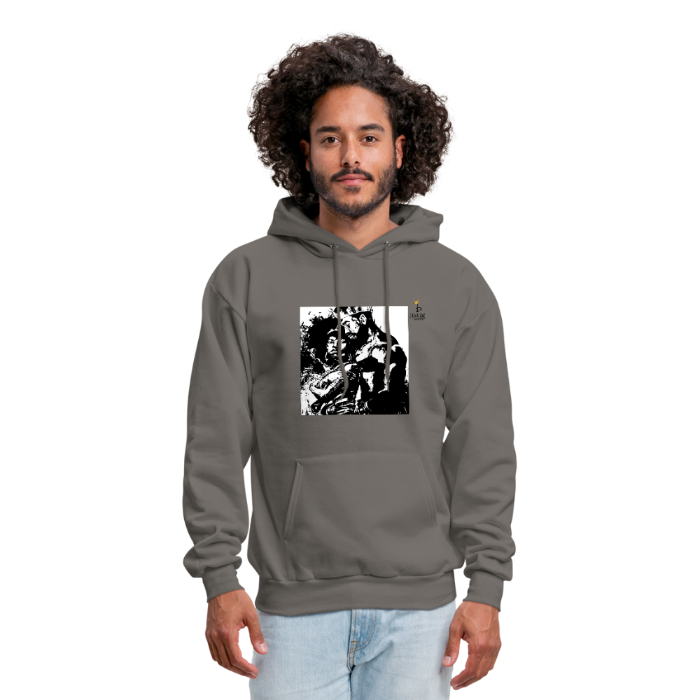 King and Queen - Hoodie - asphalt gray