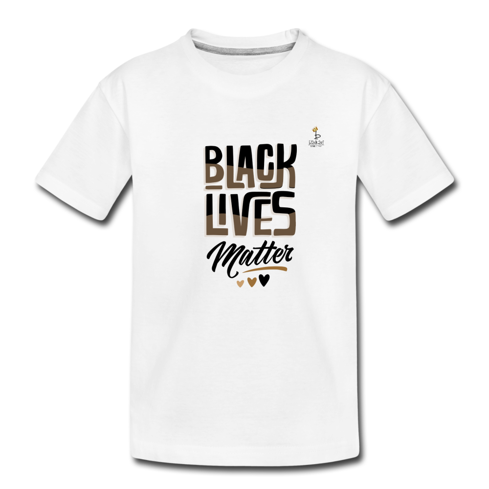 BLM - Toddler Premium T-Shirt - white