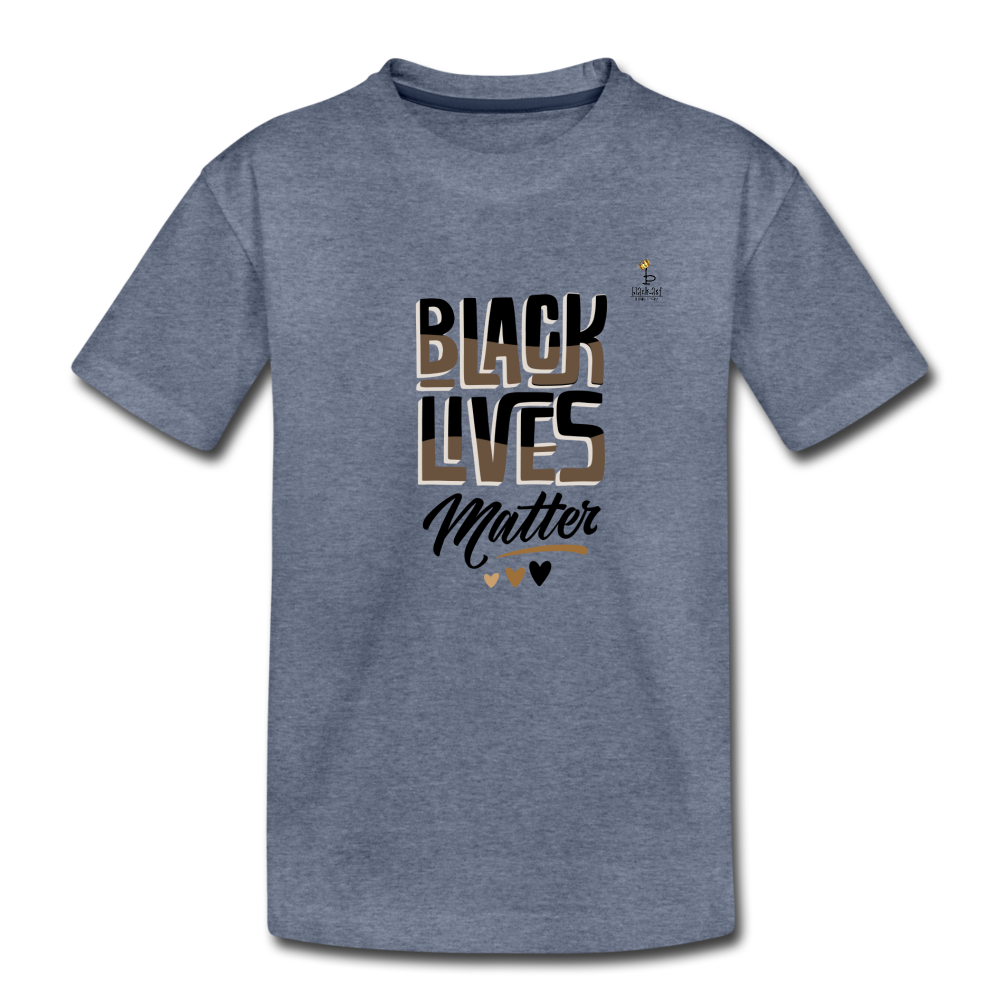 BLM - Toddler Premium T-Shirt - heather blue
