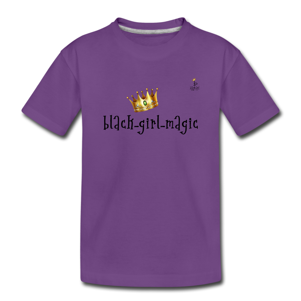 Black Girl Magic - Toddler Premium T-Shirt - purple