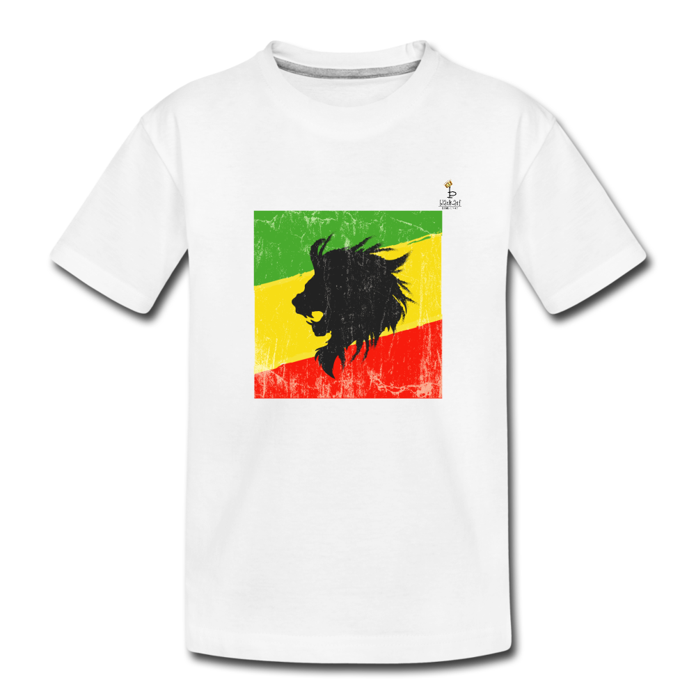 Lion of Judah - Toddler Premium T-Shirt - white