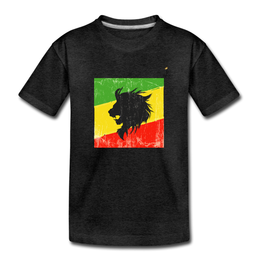 Lion of Judah - Toddler Premium T-Shirt - charcoal gray