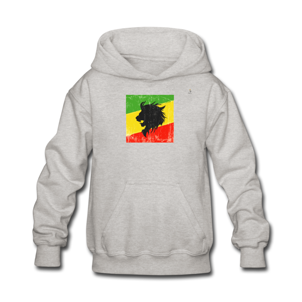 Lion of Judah - Kids' Hoodie - heather gray